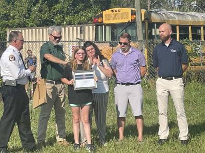 Lake County 4th grader honored for saving teacher from stroke - clickorlando.com - county Lake