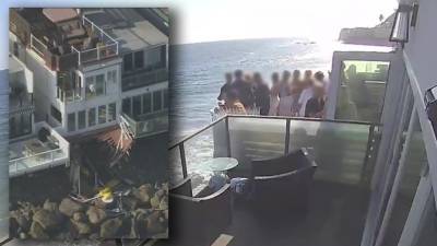 Video captures moment crowded balcony collapses at oceanfront property in Malibu - fox29.com - county Los Angeles - city Malibu