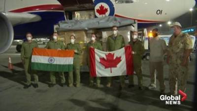 Aid from Canada arrives in COVID-stricken India - globalnews.ca - India - Canada