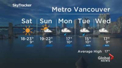 B.C. evening weather forecast: May 14 - globalnews.ca - Britain - city Columbia, Britain - city Vancouver
