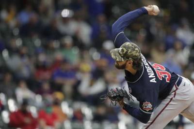 Ian Anderson - Braves' Anderson loses no-hit bid in 7th inning vs Brewers - clickorlando.com - city Atlanta - Milwaukee