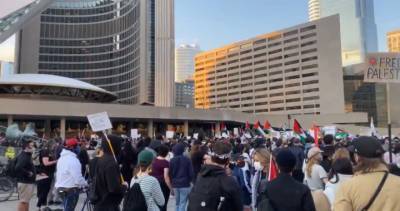 3 charged as thousands attend demonstrations in Toronto, police investigating video of assault - globalnews.ca