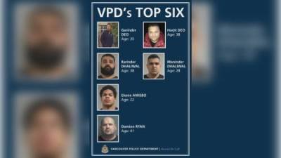 Vancouver police identify six gangsters posing ‘significant risk’ to public safety - globalnews.ca