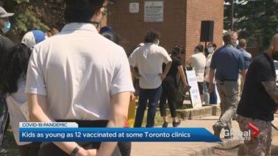 Some Toronto clinics offering COVID-19 vaccine doses to students 12+ - globalnews.ca