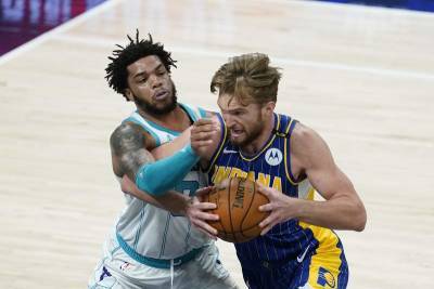 Caris Levert - Sabonis leads Pacers past Hornets 144-117 in play-in round - clickorlando.com - Washington - city Boston - county Cleveland - state Indiana - city Indianapolis