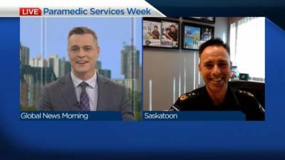 Troy Davies - Showing appreciation for paramedics in Saskatoon - globalnews.ca