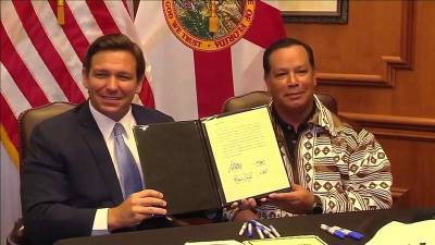 Ron Desantis - Florida House gives gambling bill with Seminole Tribe final approval - clickorlando.com - state Florida - city Tallahassee, state Florida