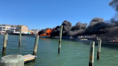 Man seriously hurt after fire ignites on docked boat in Wildwood, officials say - fox29.com