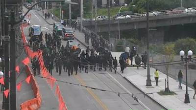 May Day 2021: Nearly a dozen arrested during Seattle demonstrations - fox29.com - city Seattle