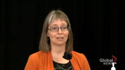 Deena Hinshaw - Top doctor encourages Albertans of importance of COVID-19 measures ahead of long weekend - globalnews.ca