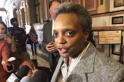 Lori Lightfoot - Chicago mayor: Reporters of color get 2-year mark interviews - clickorlando.com - county White - county Hall - city Chicago