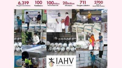 IAHV's relentless Covid Relief Work: Provides relief worth 100 crores - livemint.com - India