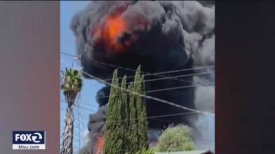 Kids dig hole and build out-of-control fire that caused 'mushroom cloud' in Martinez - fox29.com - city Martinez