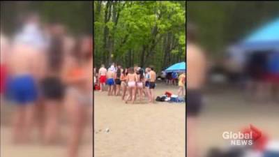 Beach at Oka park closed down after revelers flout COVID-19 rules - globalnews.ca