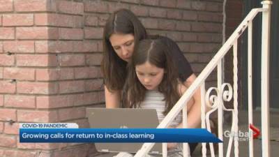 COVID-19: Calls in Ontario grow louder for return to in-class learning - globalnews.ca - county Ontario