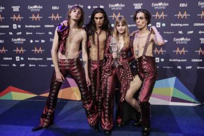 Leonardo Da-Vinci - Italy Eurovision winners return home to cheers, a drug test - clickorlando.com - Italy - city Rome - Netherlands