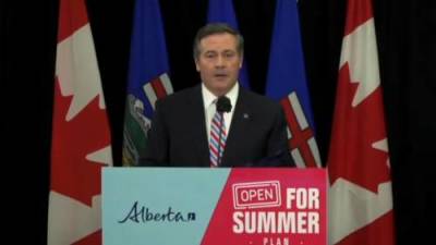 Jason Kenney - Kenney stresses COVID-19 vaccine is ‘voluntary’ when responding to criticism - globalnews.ca