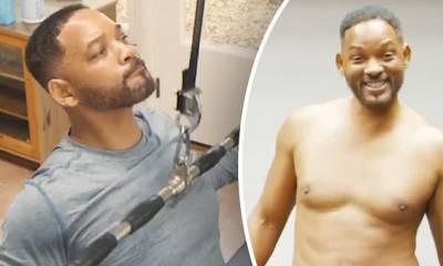 Will Smith - Will Smith works up a sweat at the gym as he works off his pandemic weight gain - dailymail.co.uk
