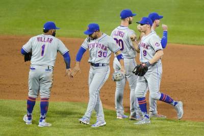 Edwin Díaz - David Hale - Pete Alonso - Michael Conforto - Rhys Hoskins - Alonso, Mets top Phillies 8-7 after replay reversal - clickorlando.com - New York