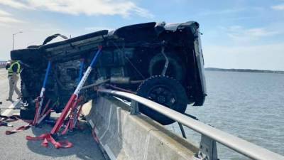 Good Samaritan dives into bay to rescue infant thrown into water during crash near Ocean City - fox29.com - county Ocean - county Worcester