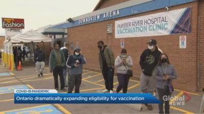 Ontario residents 18+ in hot spot neighbourhoods can now book COVID-19 vaccines - globalnews.ca