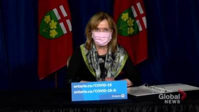 Christine Elliott - Ontario to accelerate COVID-19 vaccine rollout for teachers, students - globalnews.ca
