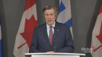 John Tory - Toronto focusing enforcement efforts on large gatherings amid continued outdoor recreation closures - globalnews.ca
