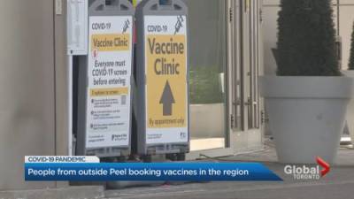 Kamil Karamali - Toronto residents assigned to Peel vaccination clinics amid vaccine supply shortage - globalnews.ca - city Ontario