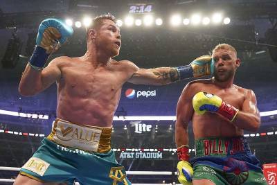 Alvarez adds another title with 8th-round TKO of Saunders - clickorlando.com - Britain - state Texas - Mexico - county Arlington - county Saunders