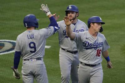 Dodgers blow most of 13-run lead, still outlast Angels 14-11 - clickorlando.com - Los Angeles - city Los Angeles - county Clayton - county Kershaw