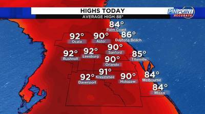 A little hotter for Mother’s Day! More heat, humidity surge back this week - clickorlando.com