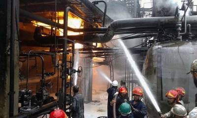 Fire at Syrian oil refinery extinguished after leakage - clickorlando.com - Syria - city Damascus