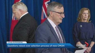 David Williams - Matthew Bingley - Questions raised over selection of new Ontario chief medical officer of health - globalnews.ca - city Ontario - city Kingston