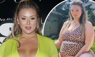 Sports Illustrated Swimsuit model Hunter McGrady reveals she got COVID-19 at seven months pregnant - dailymail.co.uk