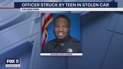 'I didn't want to take nobody's kid away from them': Officer recounts being run over by teen driver - fox29.com - county Park - state Georgia
