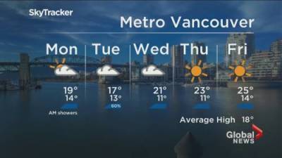 B.C. evening weather forecast: June 13 - globalnews.ca - Britain - city Columbia, Britain - city Vancouver
