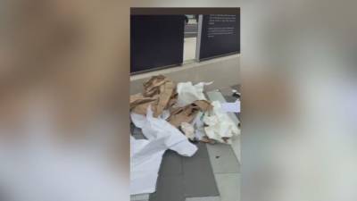 Video shows plaza at Holocaust Memorial filled with trash - fox29.com - state Indiana - city Center - Philadelphia, Usa