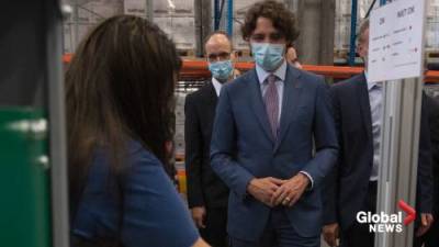 Justin Trudeau - Trudeau visits Pfizer COVID-19 vaccine manufacturing site in Puurs, Belgium - globalnews.ca - Canada - Belgium - county Alexander