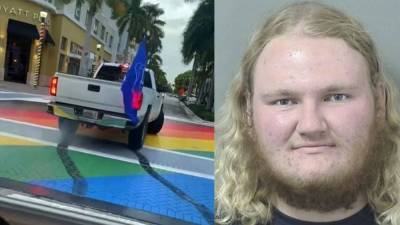 Arrest made after video surfaces of South Florida Pride mural being vandalized - fox29.com - state Florida