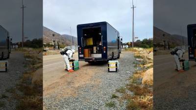 Spilled liquid fabric softener prompts hazmat situation on California highway - fox29.com - state California - county Ventura