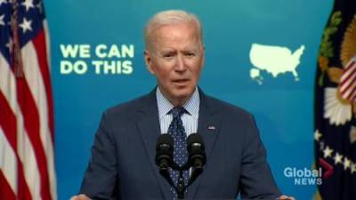 Joe Biden - Biden shares strategy on reaching 75% of Americans immunized against COVID-19 - globalnews.ca
