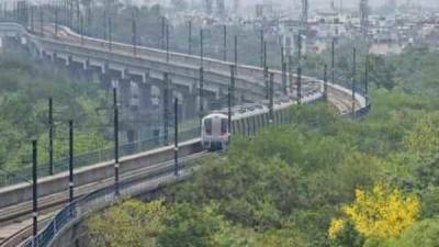 Delhi Metro phase-4 corridor work on track despite Covid crisis, labour shortage - livemint.com - India - city Delhi