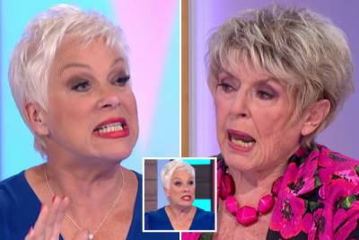 Gloria Hunniford - Denise Welch - Loose Women’s Denise Welch shouts at Gloria Hunniford as furious star rages about Covid rules - thesun.co.uk - India - Scotland - city London