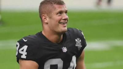 Carl Nassib comes out at as NFL’s first openly gay active player - globalnews.ca - city Las Vegas
