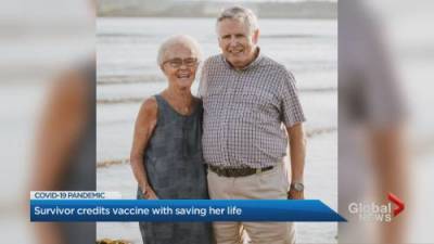 Vaccinated Ontario senior credits shot with saving her life after contracting COVID-19 - globalnews.ca
