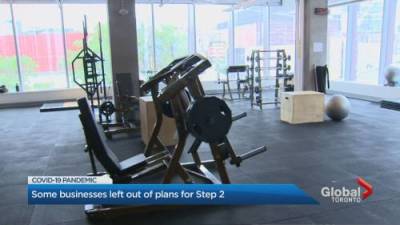 Fitness industry frustrated by reopening delays in Ontario - globalnews.ca - county Ontario