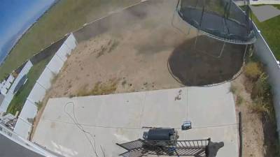 Video: Dust devil flips, breaks trampoline in Utah - fox29.com - city Chicago - state Utah