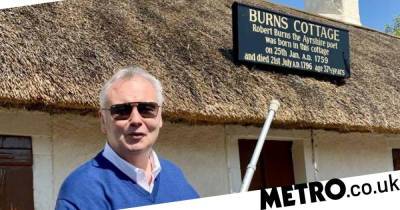 Eamonn Holmes - Eamonn Holmes shows off crutches on Scotland getaway as chronic health issues continue: ‘Determined to get around’ - metro.co.uk - Scotland
