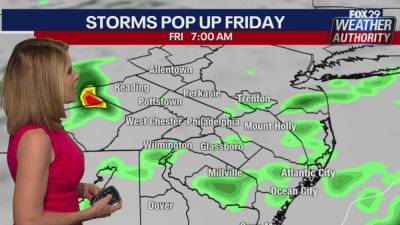Cloudy Friday with scattered showers ahead of heat - fox29.com - Philadelphia - county Camden - city Wilmington