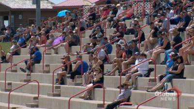 COVID-19 health restrictions lifted: Fans return to stands in Saskatchewan. - globalnews.ca